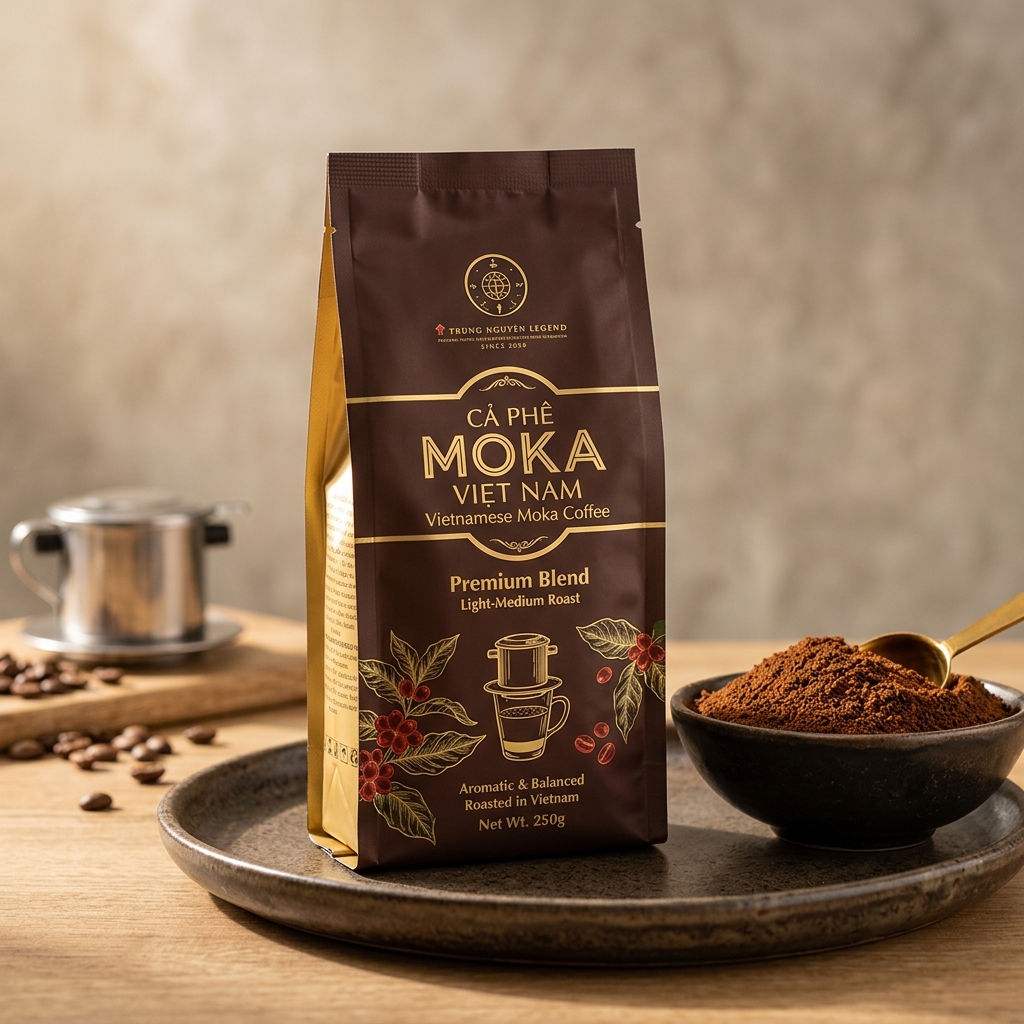 Cà phê Moka rang xay